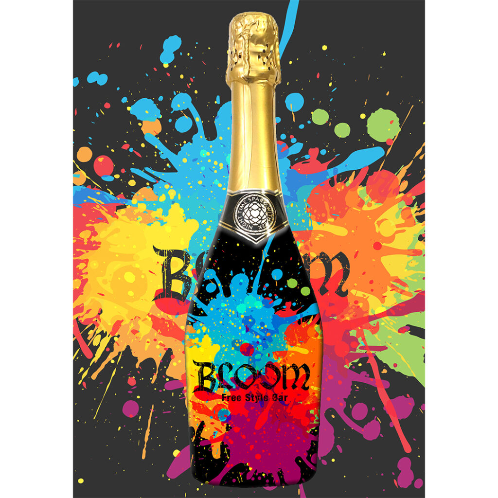 Bar BLOOM様 オリシャンデザイン②の制作事例